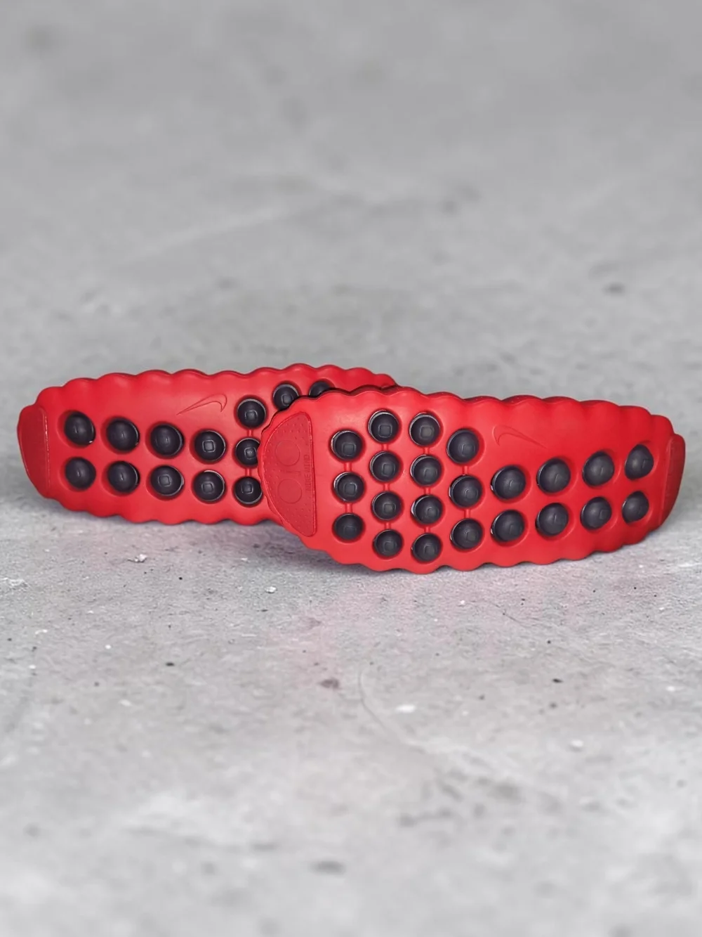 Nike Gradient Burgundy to Red Slip-On Slides